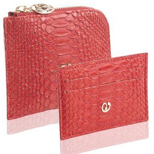 NEW NADA SAWAYA - Set of Python wallet & Card case